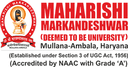 Maharishi Markandeshwar logo